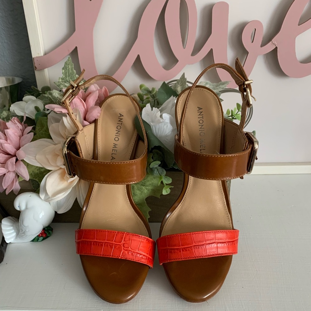 Antonio melani ankle strap heels